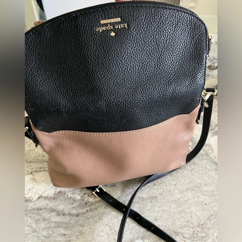Kate Spade Black and Tan crossbody/shoulder bag